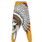 Native American Indian Skull Print Hammer Pants