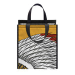 Native American Indian Skull Print Insulated Lunch Tote