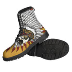 Native American Indian Skull Print Backpack