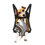 Native American Indian Skull Print Pet Carrier Backpack