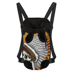 Native American Indian Skull Print Pet Carrier Backpack