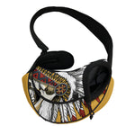Native American Indian Skull Print Pet Sling Carrier