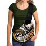 Native American Indian Skull Print Pet Sling Carrier