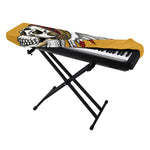 Native American Indian Skull Print Piano Keyboard Cover