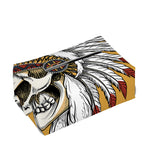 Native American Indian Skull Print Rectangle Tissue Box Cover