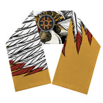 Native American Indian Skull Print Scarf