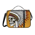 Native American Indian Skull Print Shoulder Strap Bible Bag