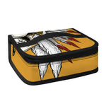 Native American Indian Skull Print Small Lunch Bag