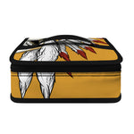 Native American Indian Skull Print Small Lunch Bag