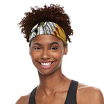 Native American Indian Skull Print Sports Headband