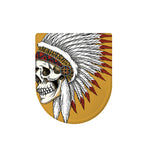 Native American Indian Skull Print Toilet Lid Cover