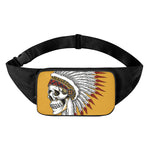 Native American Indian Skull Print Waist Bag