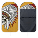 Native American Indian Skull Print Waterproof Car Seat Cover