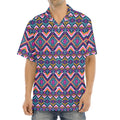 Native American Navajo Tribal Print Aloha Shirt