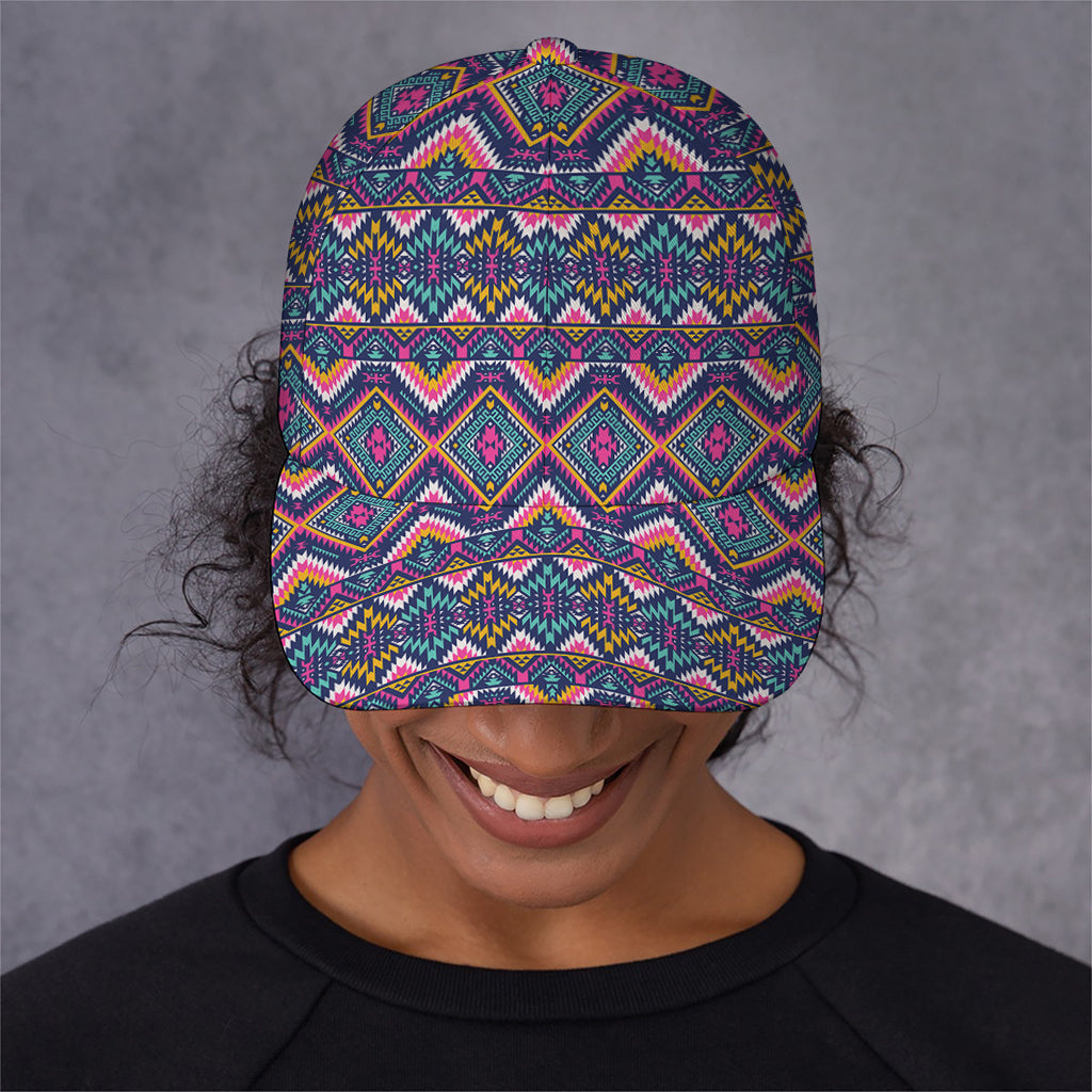 Native American Navajo Tribal Print Baseball Cap