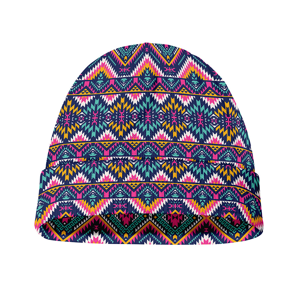 Native American Navajo Tribal Print Beanie