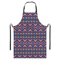 Native American Navajo Tribal Print Bib Apron With Pocket