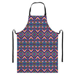 Native American Navajo Tribal Print Bib Apron With Pocket