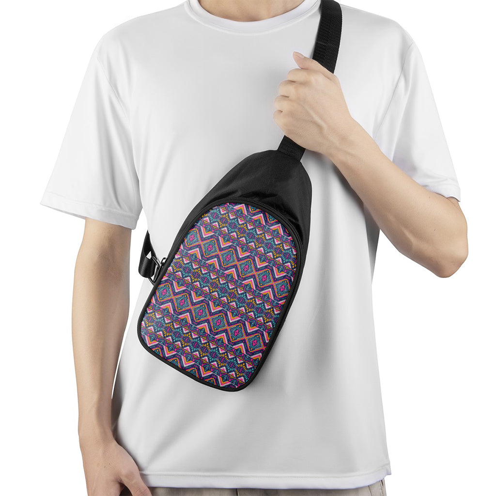 Native American Navajo Tribal Print Chest Bag
