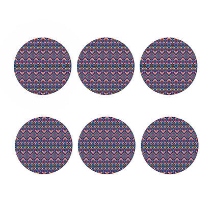Native American Navajo Tribal Print Coaster Set