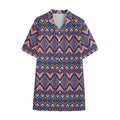 Native American Navajo Tribal Print Cotton Hawaiian Shirt