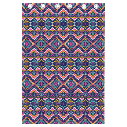 Native American Navajo Tribal Print Curtain