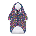 Native American Navajo Tribal Print Dog Zip Up Hoodie