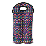 Native American Navajo Tribal Print Double Neoprene Wine Tote