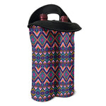 Native American Navajo Tribal Print Double Neoprene Wine Tote