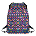 Native American Navajo Tribal Print Drawstring Backpack