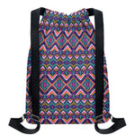Native American Navajo Tribal Print Drawstring Backpack