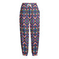 Native American Navajo Tribal Print Fleece Lined Knit Pants