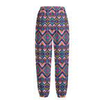 Native American Navajo Tribal Print Fleece Lined Knit Pants