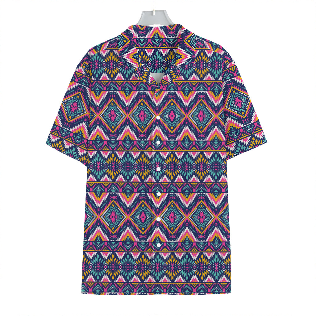 Native American Navajo Tribal Print Hawaiian Shirt