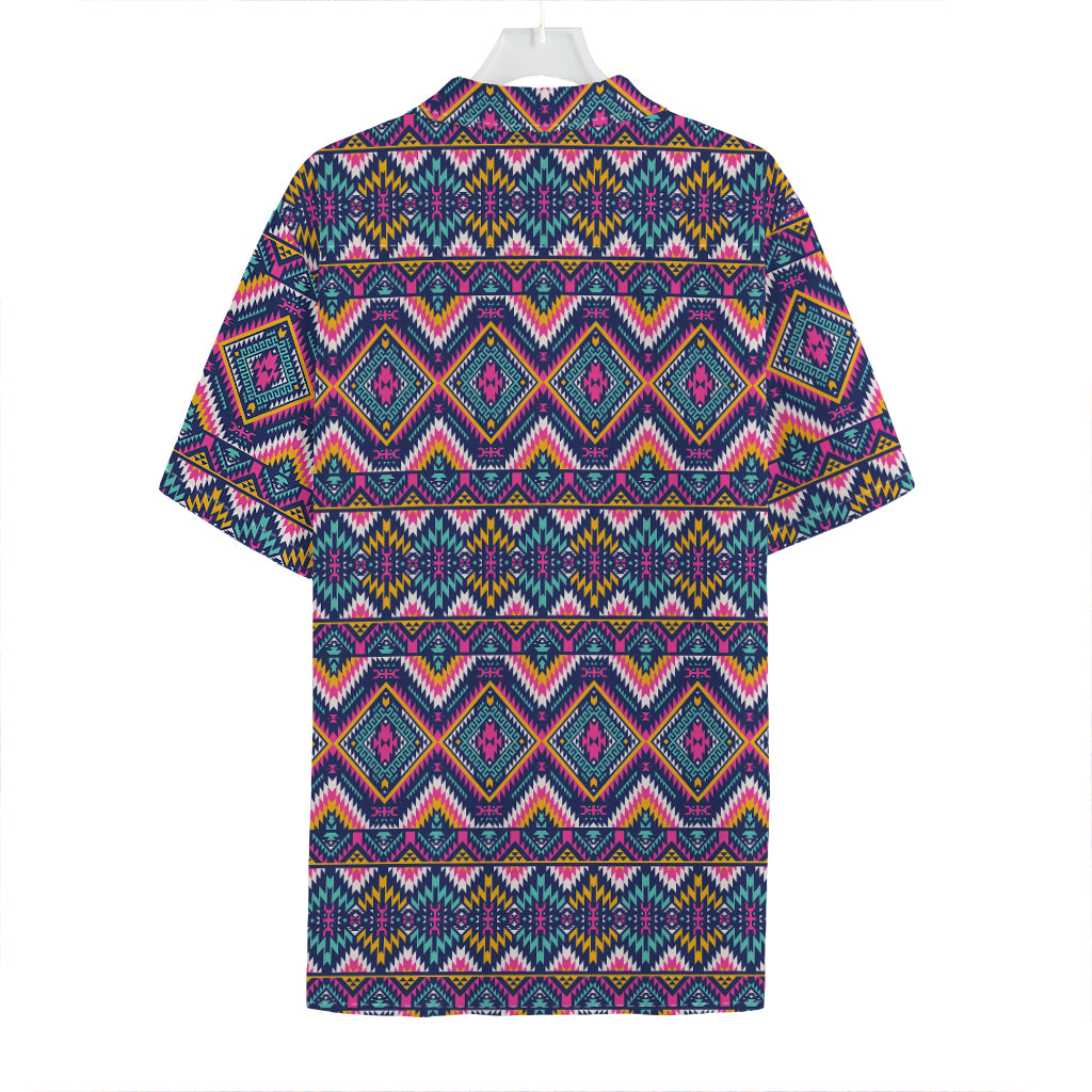 Native American Navajo Tribal Print Hawaiian Shirt