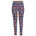 Native American Navajo Tribal Print High-Waisted Pocket Leggings