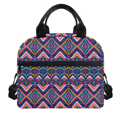 Native American Navajo Tribal Print Insulated Lunch Bag