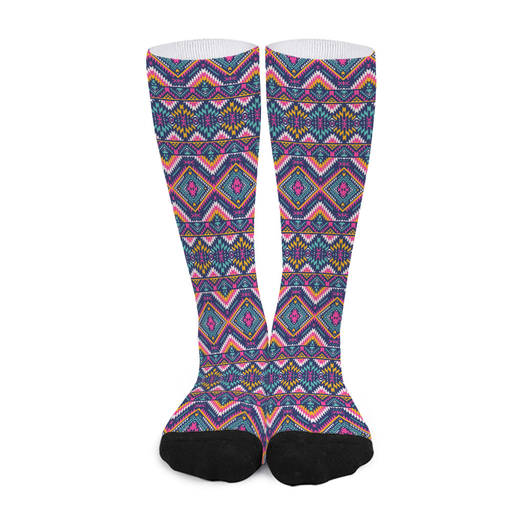 Native American Navajo Tribal Print Long Socks