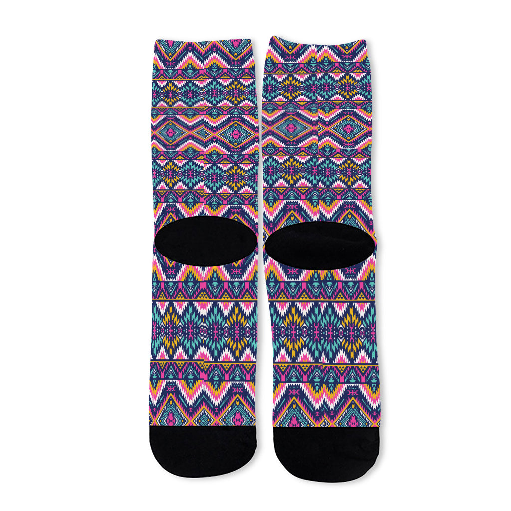 Native American Navajo Tribal Print Long Socks