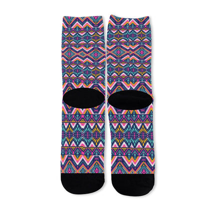 Native American Navajo Tribal Print Long Socks
