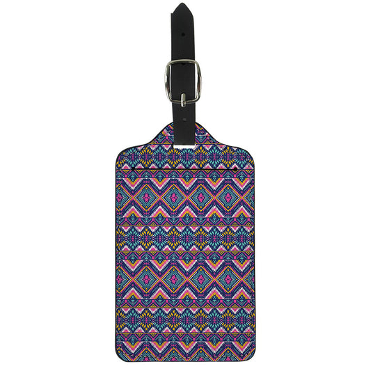 Native American Navajo Tribal Print Luggage Tag