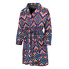 Native American Navajo Tribal Print Men's Bathrobe