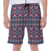 Native American Navajo Tribal Print Men's Beach Shorts