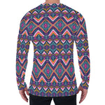 Native American Navajo Tribal Print Men's Long Sleeve T-Shirt