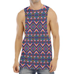 Native American Navajo Tribal Print Men's Muscle Tank Top