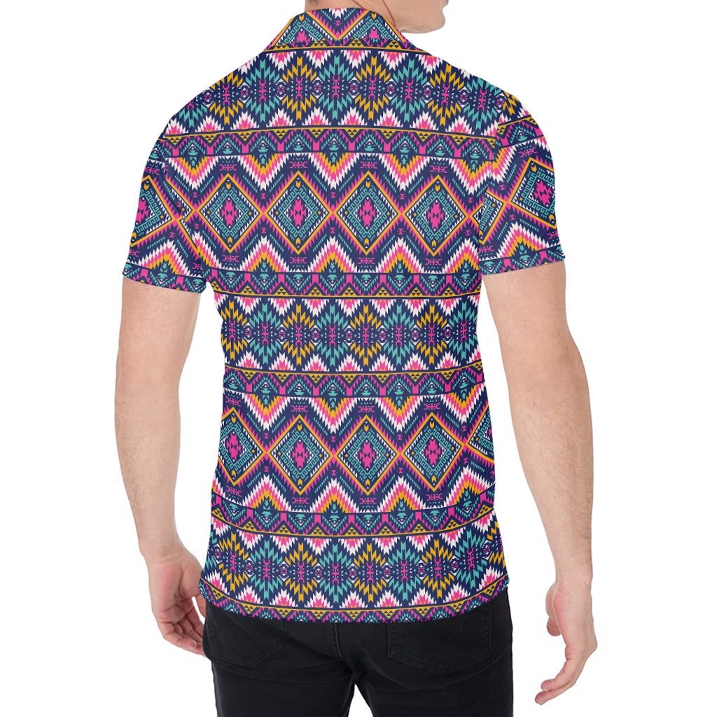 Native American Navajo Tribal Print Men's Shirt