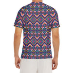 Native American Navajo Tribal Print Men's Short Sleeve Rash Guard