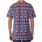 Native American Navajo Tribal Print Men's Velvet T-Shirt