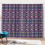 Native American Navajo Tribal Print Pencil Pleat Curtains