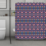 Native American Navajo Tribal Print Polyester Shower Curtain